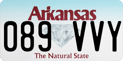 AR license plate 089VVY