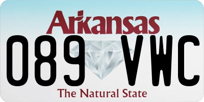 AR license plate 089VWC