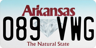 AR license plate 089VWG