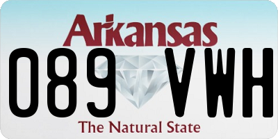 AR license plate 089VWH