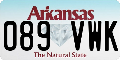AR license plate 089VWK
