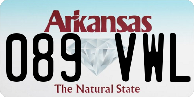 AR license plate 089VWL