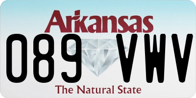 AR license plate 089VWV