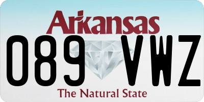 AR license plate 089VWZ