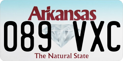AR license plate 089VXC