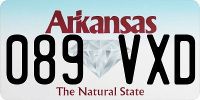 AR license plate 089VXD