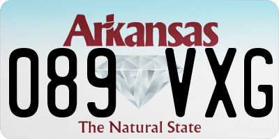 AR license plate 089VXG