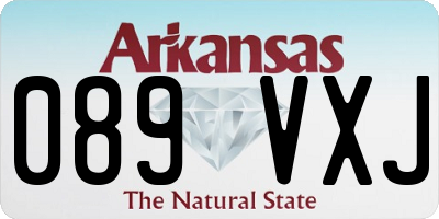 AR license plate 089VXJ