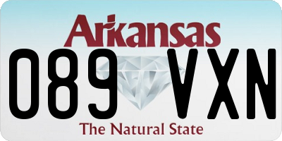 AR license plate 089VXN
