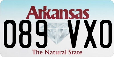 AR license plate 089VXO