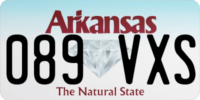AR license plate 089VXS
