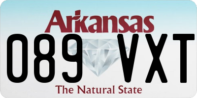 AR license plate 089VXT