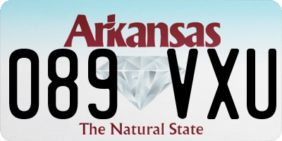 AR license plate 089VXU