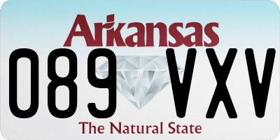 AR license plate 089VXV