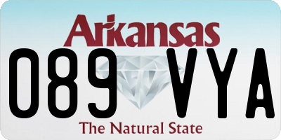 AR license plate 089VYA