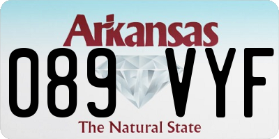 AR license plate 089VYF