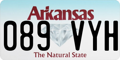 AR license plate 089VYH