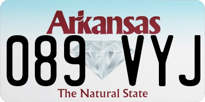 AR license plate 089VYJ