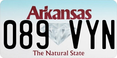 AR license plate 089VYN