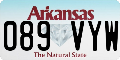 AR license plate 089VYW