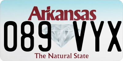 AR license plate 089VYX