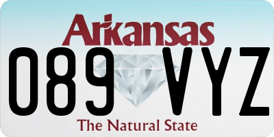 AR license plate 089VYZ