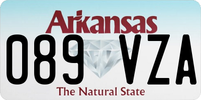 AR license plate 089VZA