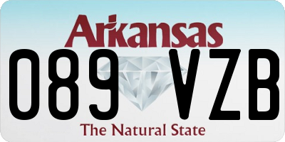 AR license plate 089VZB