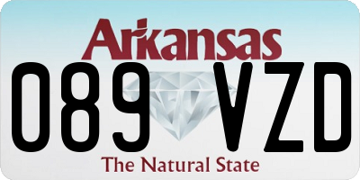 AR license plate 089VZD
