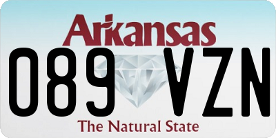 AR license plate 089VZN