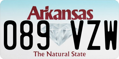 AR license plate 089VZW