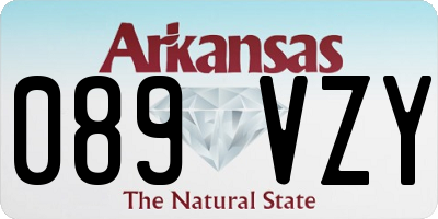 AR license plate 089VZY