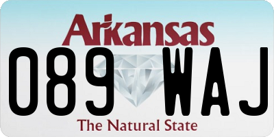AR license plate 089WAJ