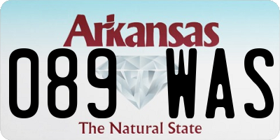 AR license plate 089WAS