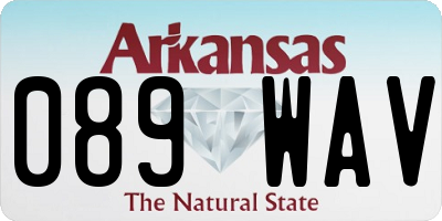 AR license plate 089WAV