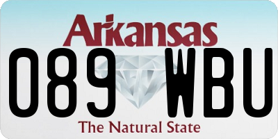 AR license plate 089WBU
