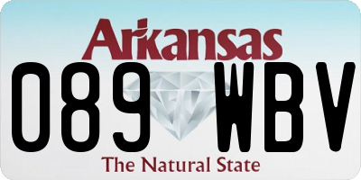 AR license plate 089WBV