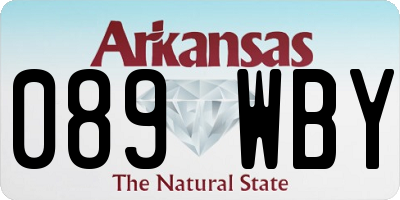 AR license plate 089WBY