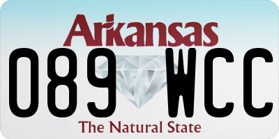 AR license plate 089WCC