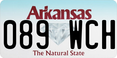 AR license plate 089WCH