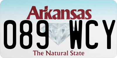 AR license plate 089WCY