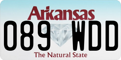 AR license plate 089WDD