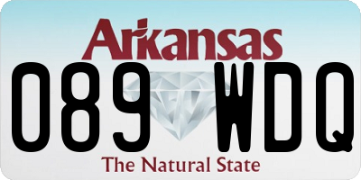 AR license plate 089WDQ
