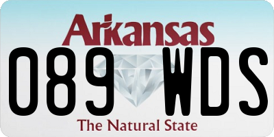 AR license plate 089WDS