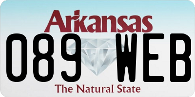 AR license plate 089WEB