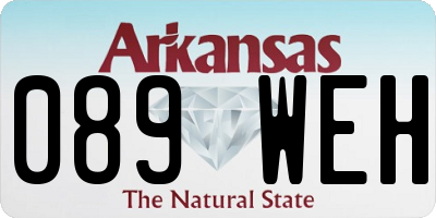 AR license plate 089WEH