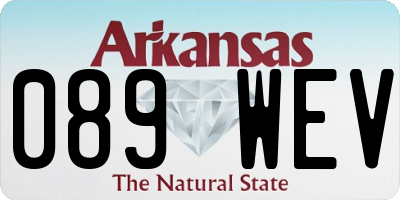 AR license plate 089WEV