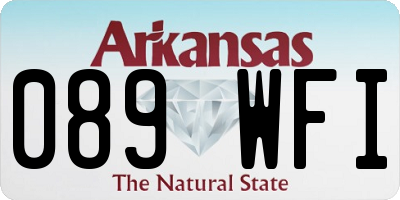 AR license plate 089WFI