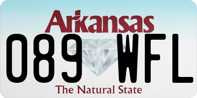 AR license plate 089WFL