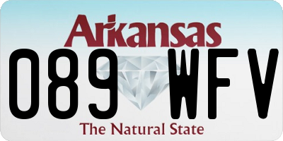 AR license plate 089WFV